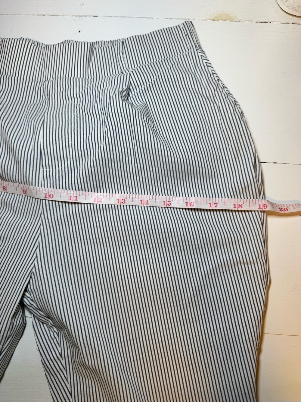Shinestar Women’s Striped Trousers - Blue & White - Picture 14 of 15